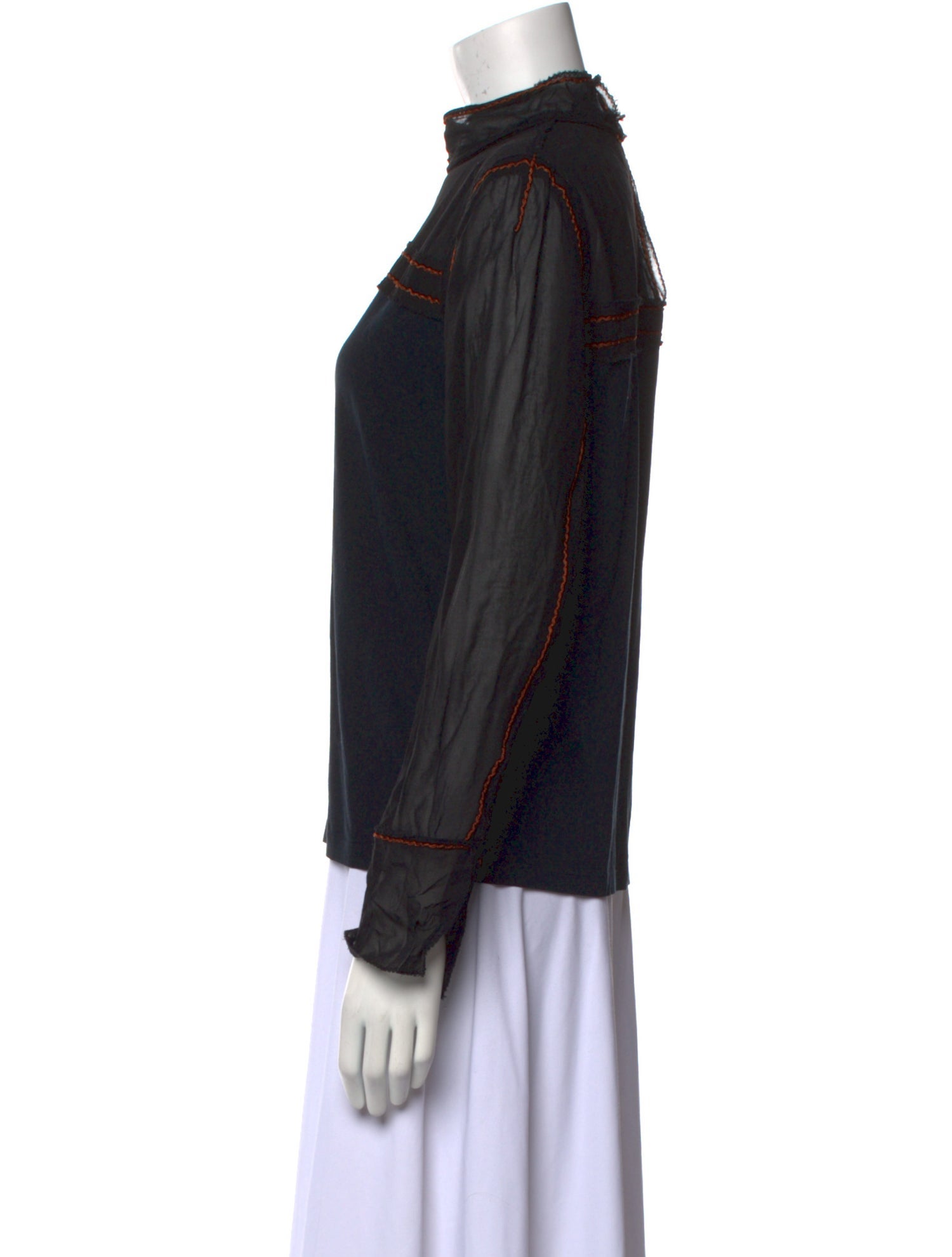 Prada 2015 Mock Neck Sweatshirt
